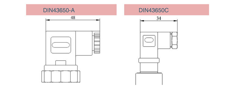  DIN43650A-DIN43650C