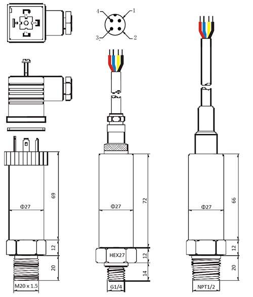 EST330 Reliable Industrial Piezoresistive Pressure Transmitters eastsensor