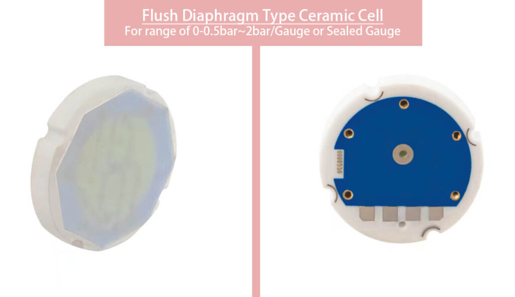 Ceramic Flush Diaphragm Sensor-0.5BAR-2BAR