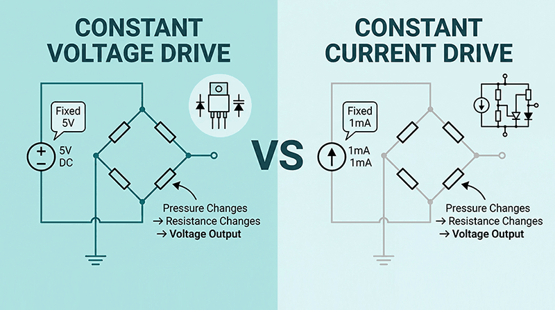 Constant Voltage vs Constant Current Pressure Sensor Power Supply