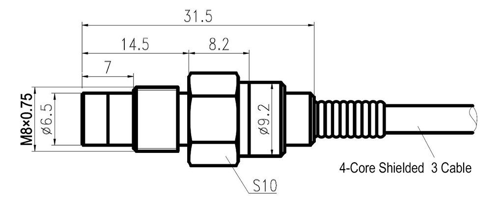 ESM508-P Flush Diaphragm Miniature Pressure Sensor