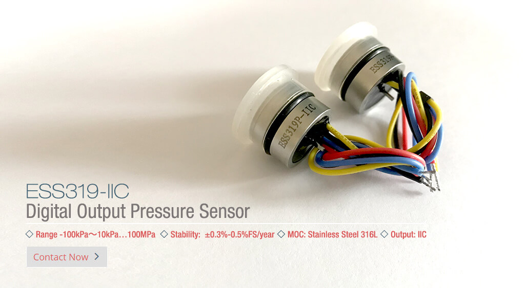 ESS319-I2C Digital Output Pressure Sensor Φ19mm Eastsensor Technology