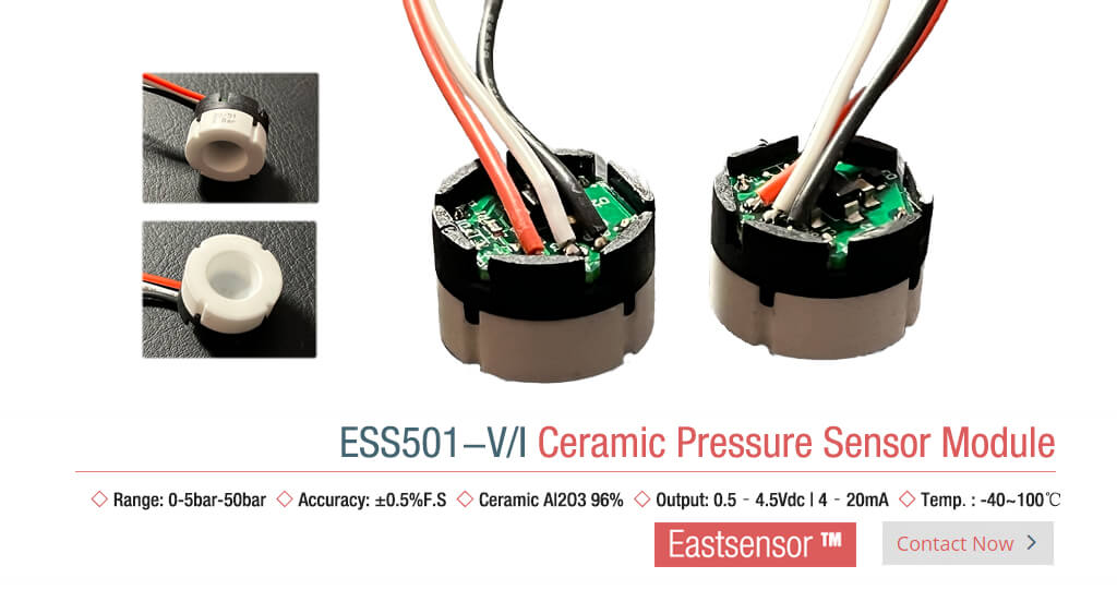 Ceramic Pressure Sensor Module with Round PCB-less than 5bar