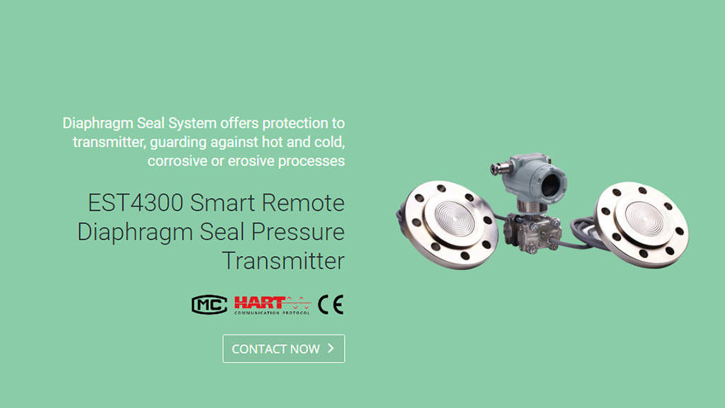 EST4300 Smart Remote Diaphragm Seal Pressure Transmitter contact now