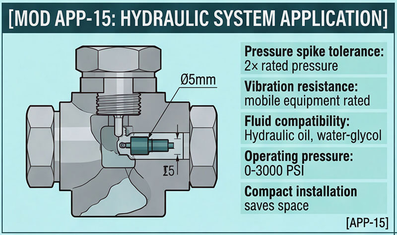 Miniature Pressure Transducer Application-Hydralic System