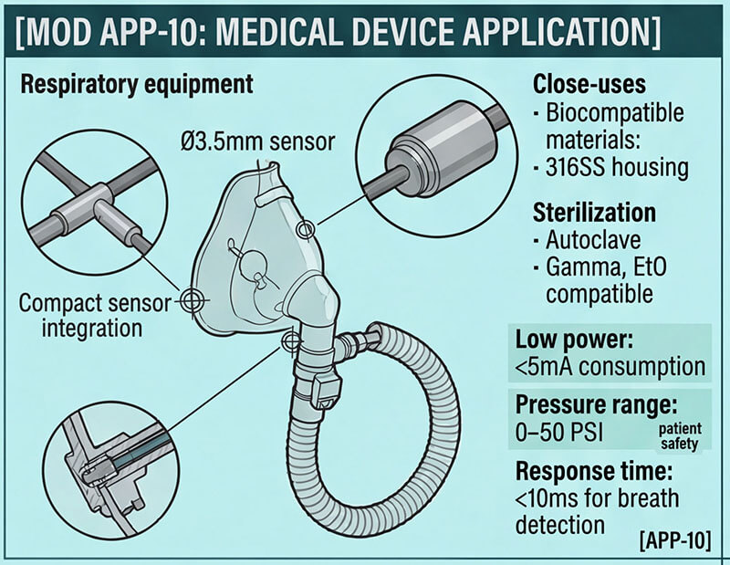 Miniature Pressure Transducer Application-Medical Device