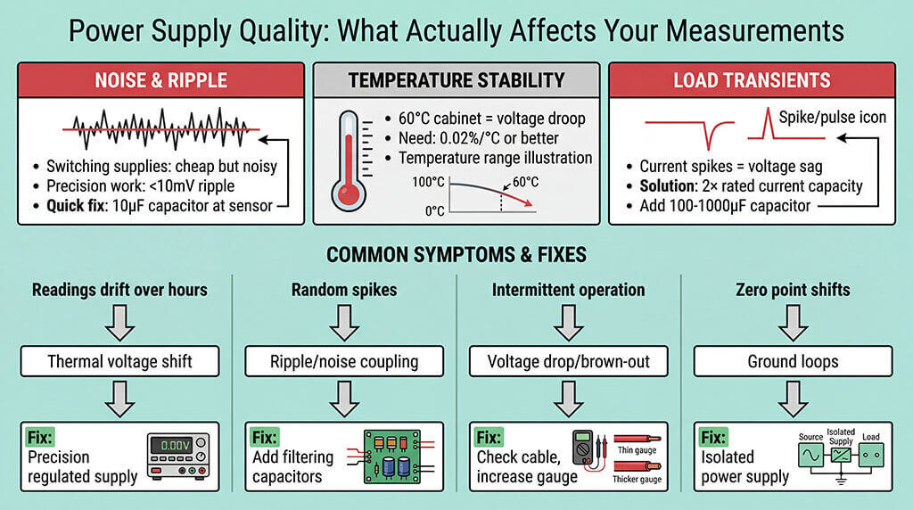Power supply quality-what acutally affects your measurement