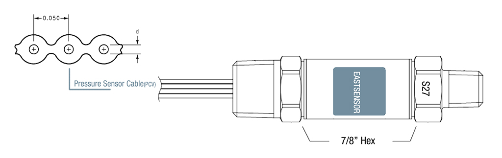 Pressure Sensor Cable-0-Eastsensor