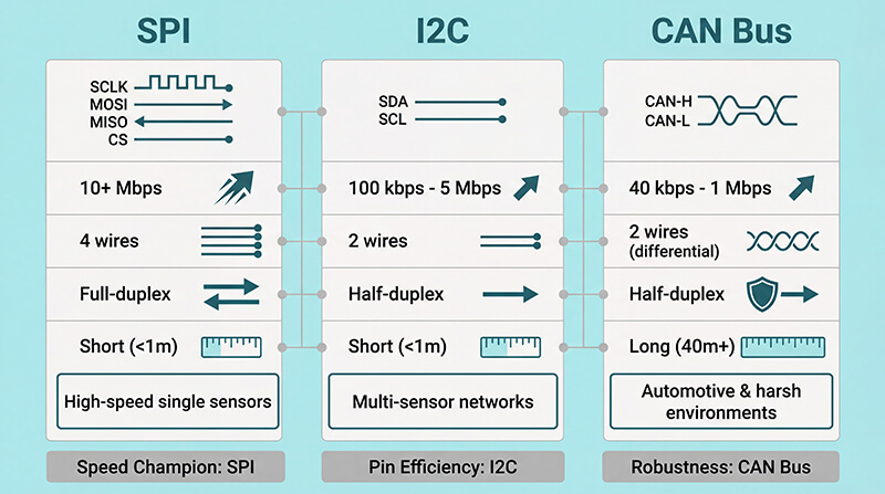 SPI-IIC-CAN BUS