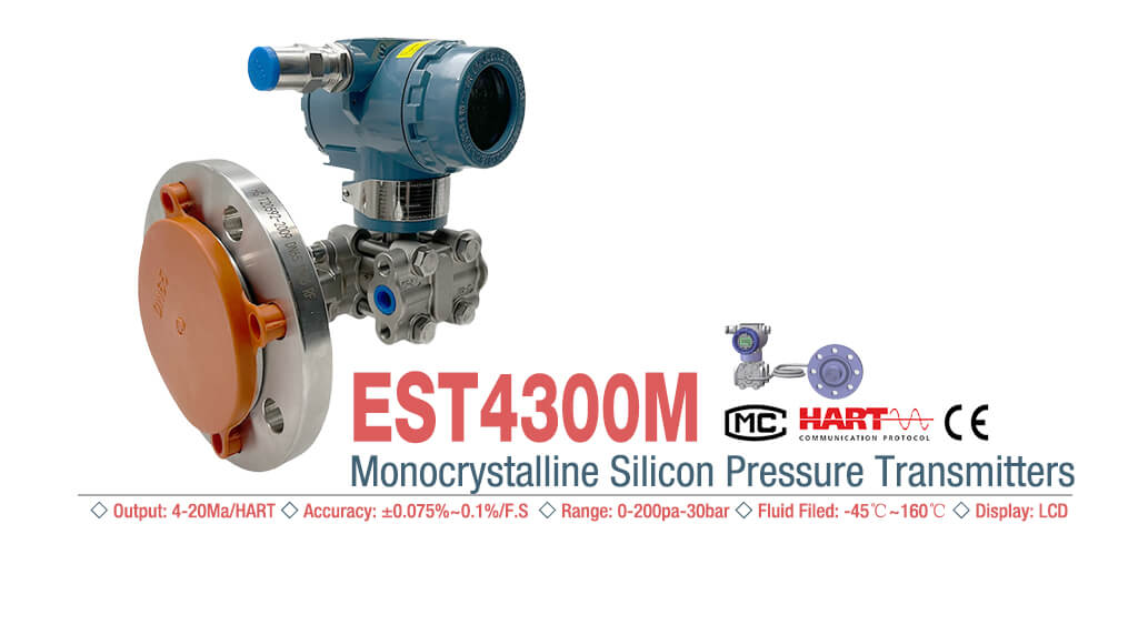 Smart HART Pressure Transmitter-EST4300M Monocrystalline