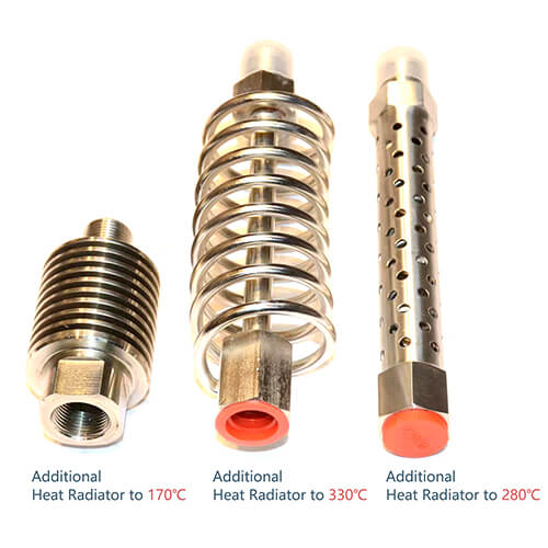Solutions of High Temperature Pressure Sensor-Heat Radiator